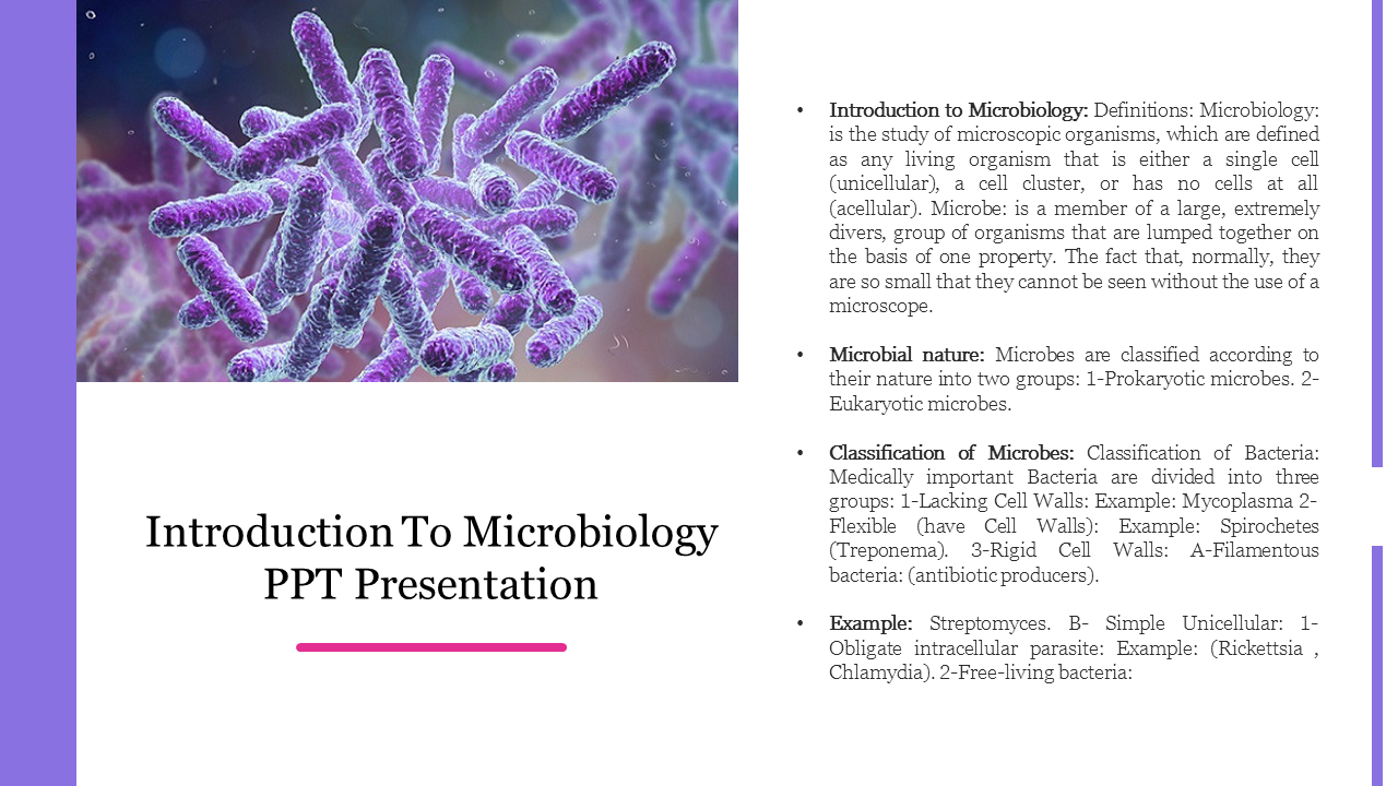 Introduction To Microbiology PPT Presentation